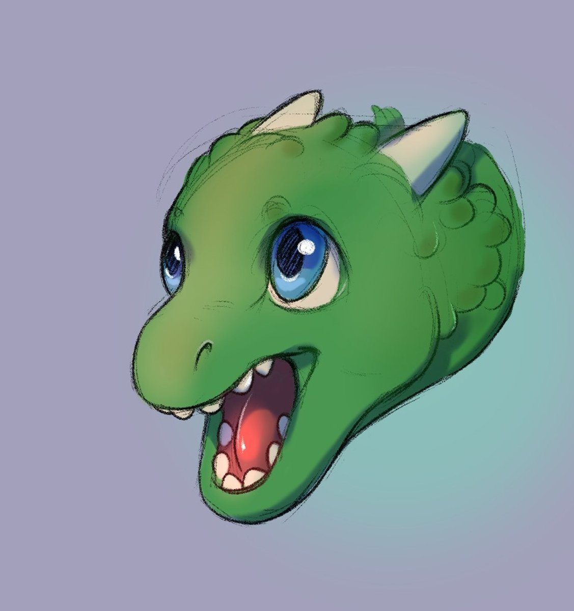 enestick's tweet photo. 💚 My absolute favorite artist drew me as a chibi and I’m officially deceased. Look at this cute little dragon! Those big blue eyes are everything! ✨

Isn't it just perfect?

Art by @[NataDino0] #chibi #dragon #furryart https://t.co/uRYx2wJyWr