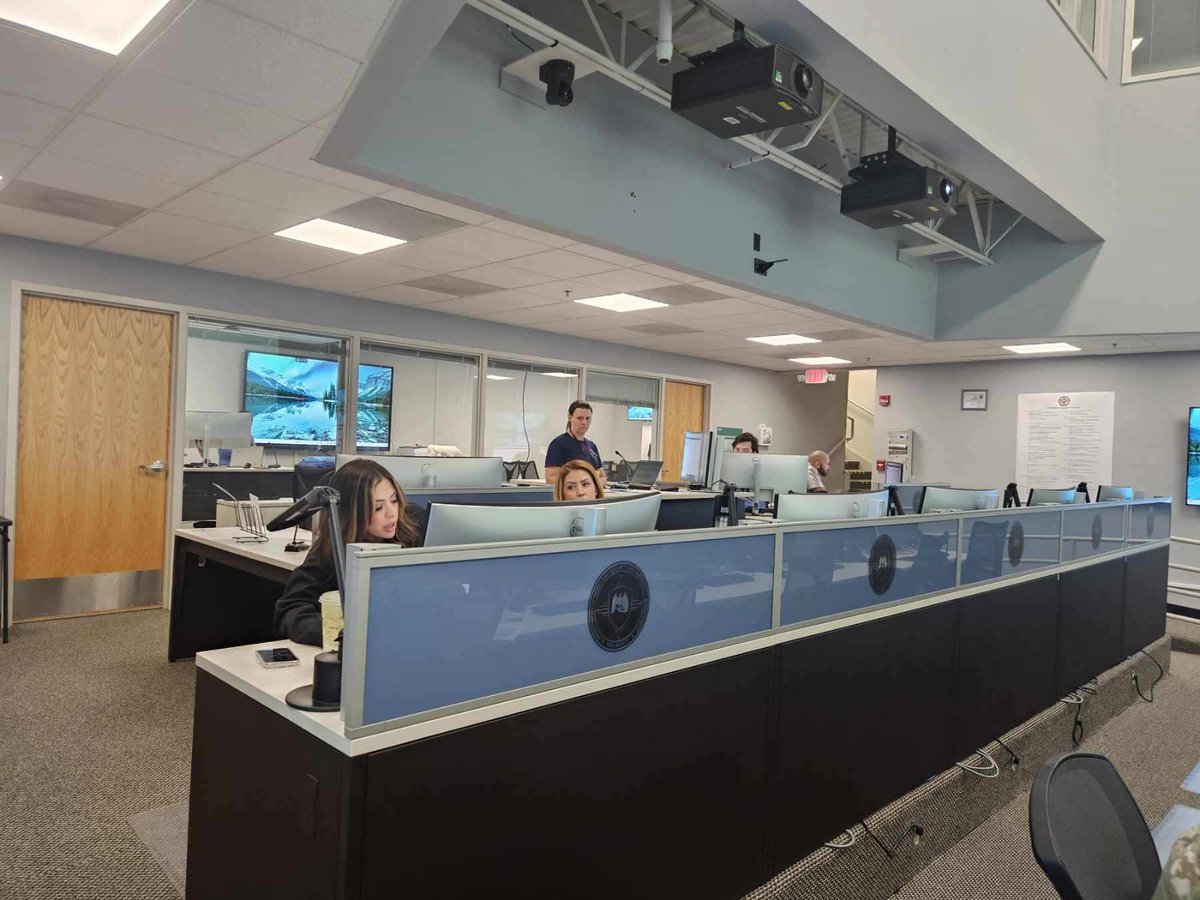 NMDHSEM's tweet photo. DHSEM is hosting weekly exercises in the State Emergency Operations Center to practice activation roles.  These exercises help teams better coordinate information and direct resources when communities are responding to disasters. https://t.co/85qmWCUwax