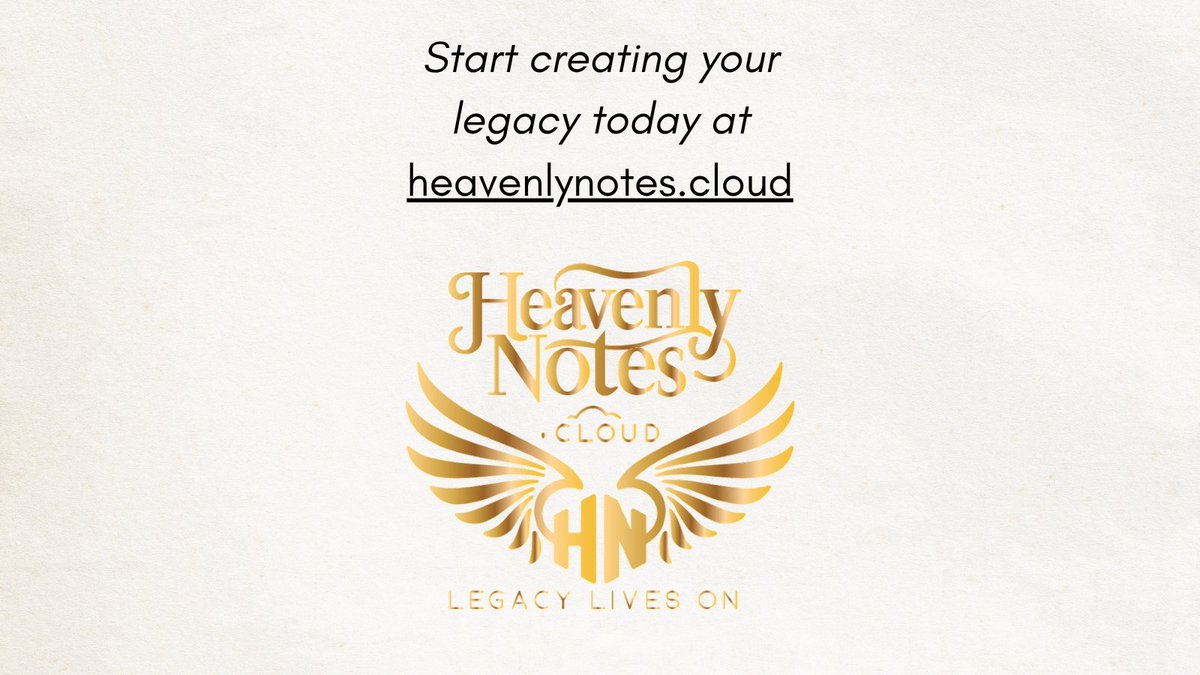 Heavenly_Notes_'s tweet image. Text. Email. Audio. Video.

@Heavenly_Notes_  supports all four — so you can leave your message exactly the way you want.

Securely stored. Privately delivered. 💙
heavenlynotes.cloud
#HeavenlyNotes #HowItWorks #DigitalLegacy
