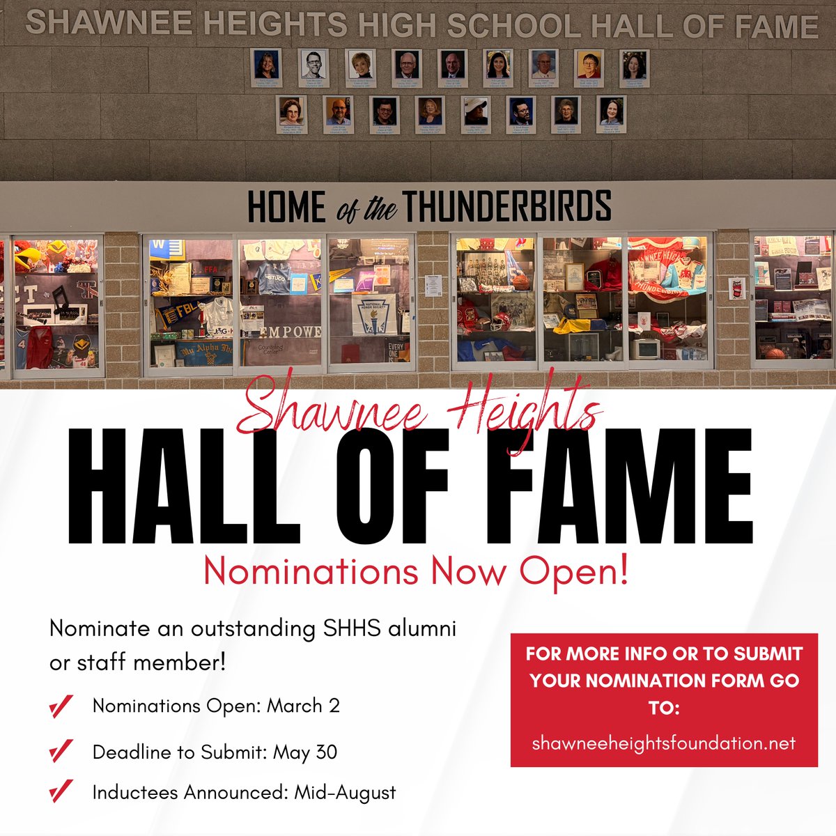 Nominations Now Open for the Shawnee Heights Hall of Fame!  psqr.io/Vl_KaQ8Cxr via <a href="/ParentSquare/">ParentSquare</a>