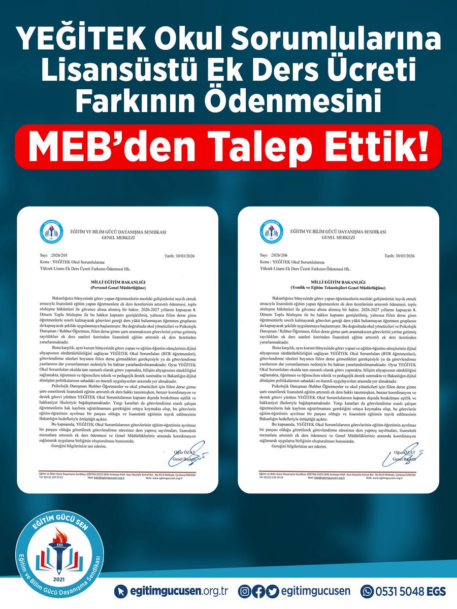 EĞİTİM GÜCÜ SEN tweet media