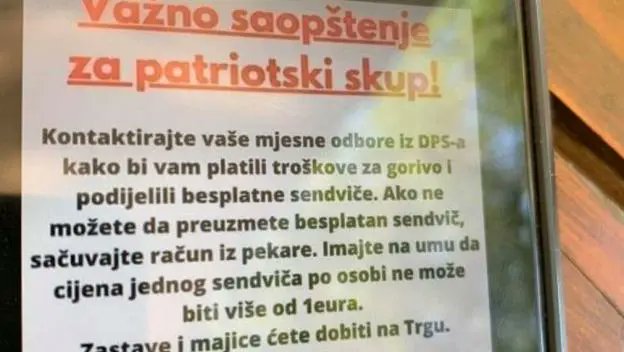 probajrealno's tweet image. . #DPS čići obratite pažnju koliko sad možete da kupite sendviča u odnosu na to  dok su vas plaćali.

Velika je razlika, jer 650 sendviča je mnogo veće od 222🙂