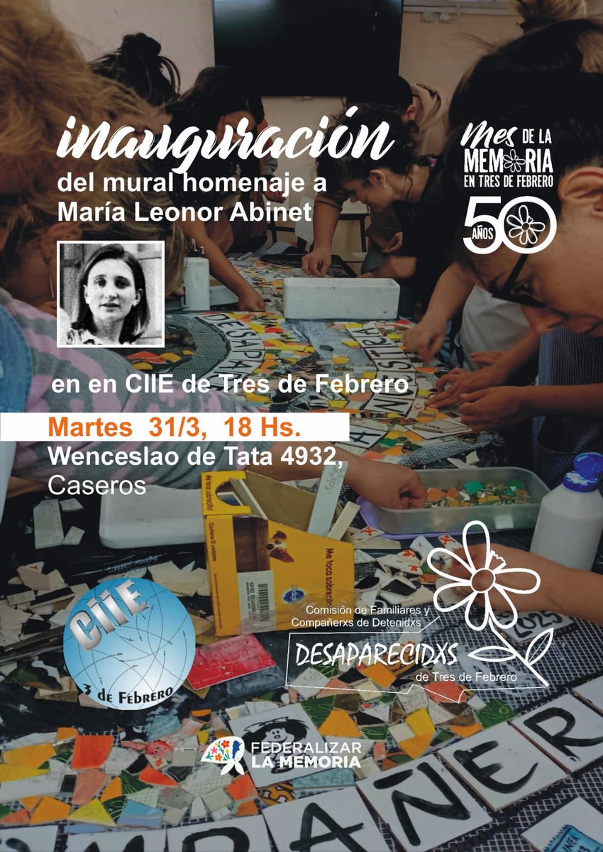 Memoria en Tres de Febrero tweet media