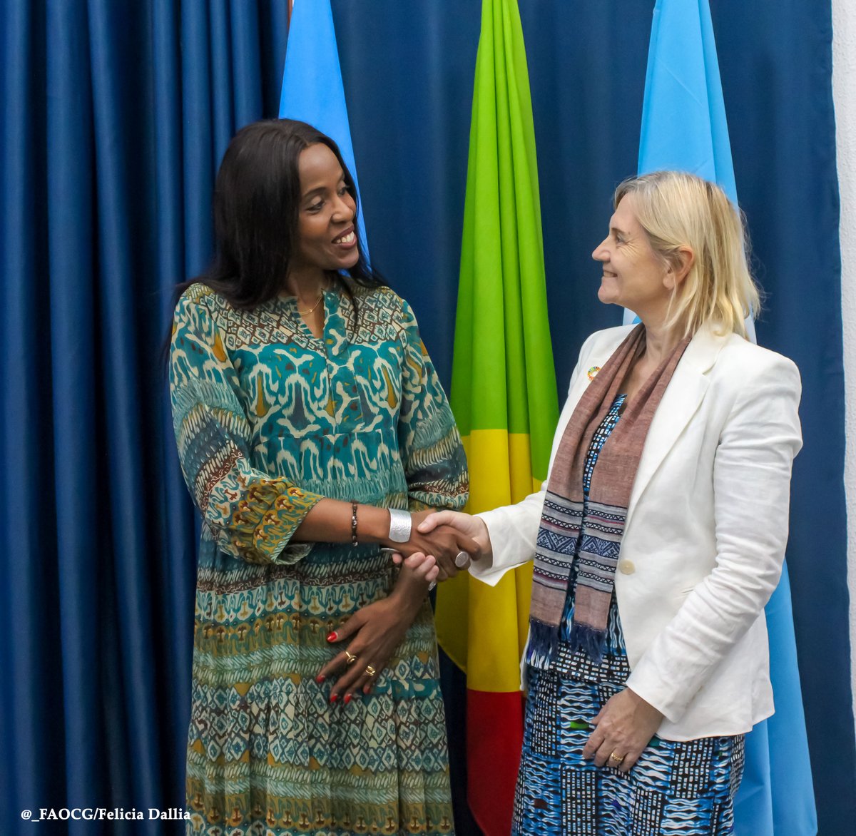 FAOCongo's tweet photo. 🌍 Renforcement de la collaboration FAO-HCR au Congo
À Brazzaville du 25 au 27 mars 2026,la Représentante du HCR pour le MCO Cameroun a été reçue par la FAO pour discuter de l’inclusion des réfugiés via l’agriculture et l’entrepreneuriat,et du développement de projets inclusifs. https://t.co/Ti30BXXDJJ