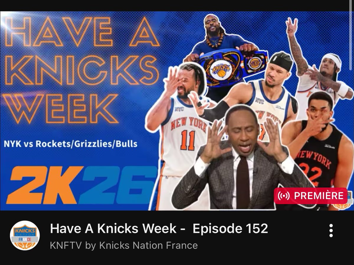 KnicksNationFr's tweet image. La fin de la régulière est proche…

… mais va-t-elle bien se terminer pour les Knickerbockers ? 

📺 youtu.be/u5BfeJo_bSY

#HaveAKnicksWeek #KNFTV #ToBeContinued