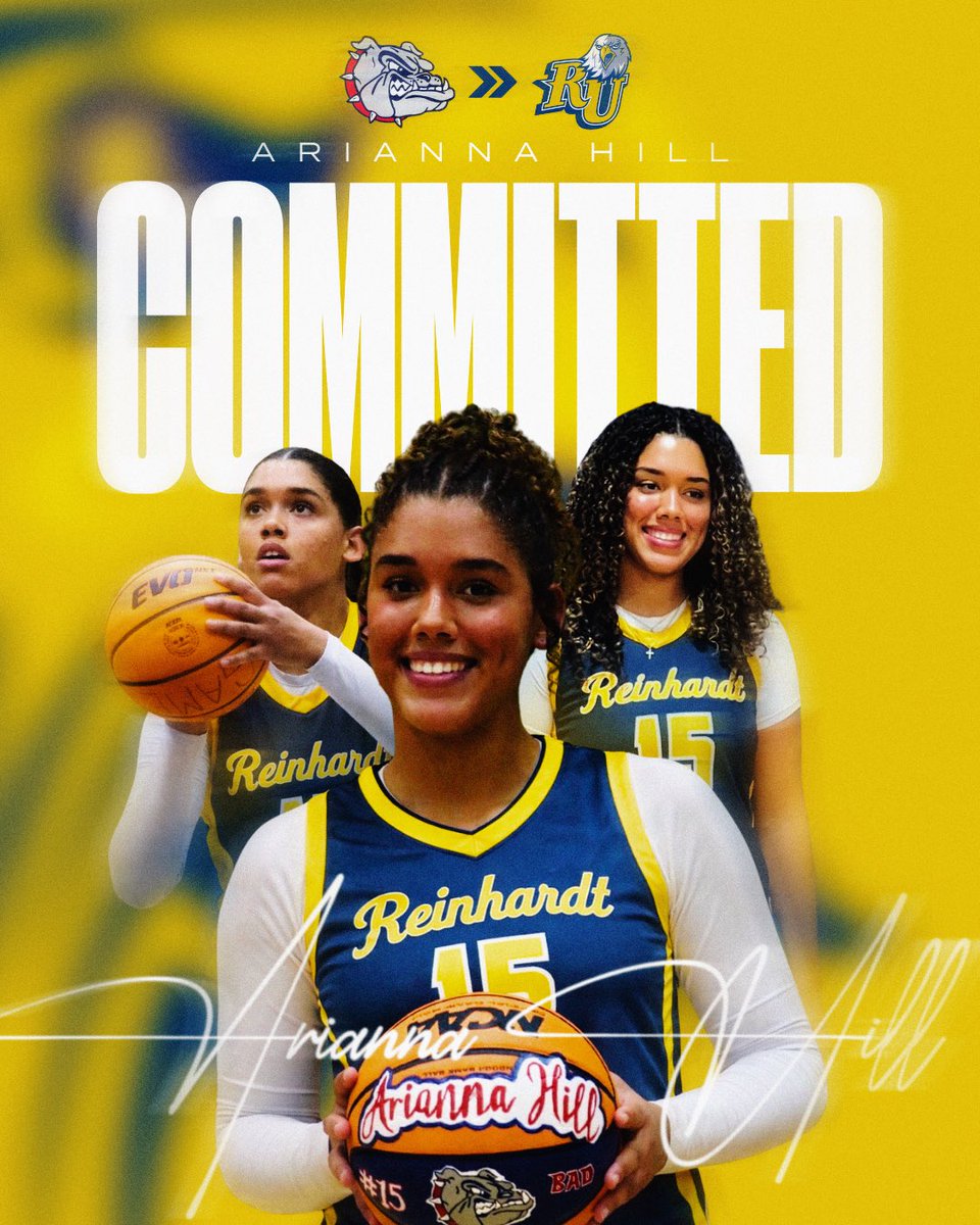 Arianna_Hill15's tweet photo. After great consideration, conversation, and many many prayers, I have decided to further my education and basketball career to Reinhardt University. I thank and glorify God for the unconditional grace and guidance through all I do. Go Eagles 💙💛 https://t.co/zfJ9sOh6KK