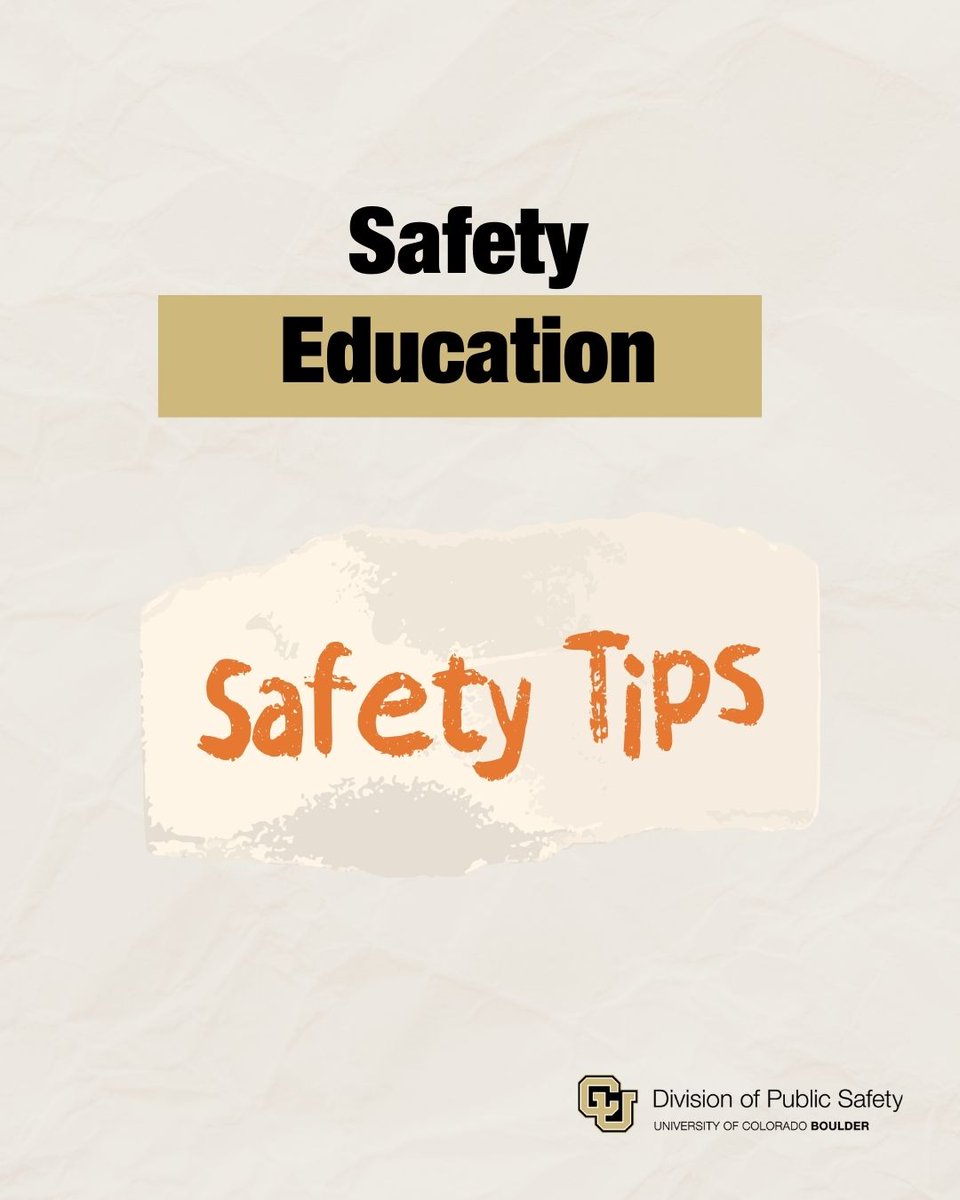 CU Boulder Division of Public Safety tweet media