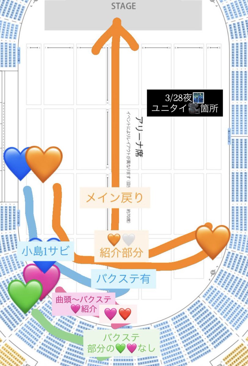 mchurun's tweet photo. 🐯🐍🎥　🅾️坂 🏯ホ  3/28 🌃🌙

❤️💚🩷💛🤍💙🧡

🐿️ト 【ALT必読】

🐚🐦希望の肩DⓂ️まで https://t.co/l3jsGIGLBE