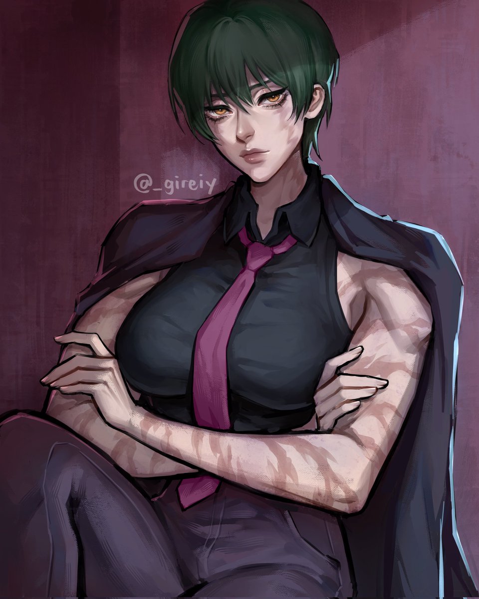 _gireiy's tweet photo. Finished rendering my Maki wip! Did this fanart as a quick break from working on comms✨️ I can't wait to draw more Maki, I love her!🫶

#makizenin #呪術廻戦 https://t.co/K6smFCYX0S