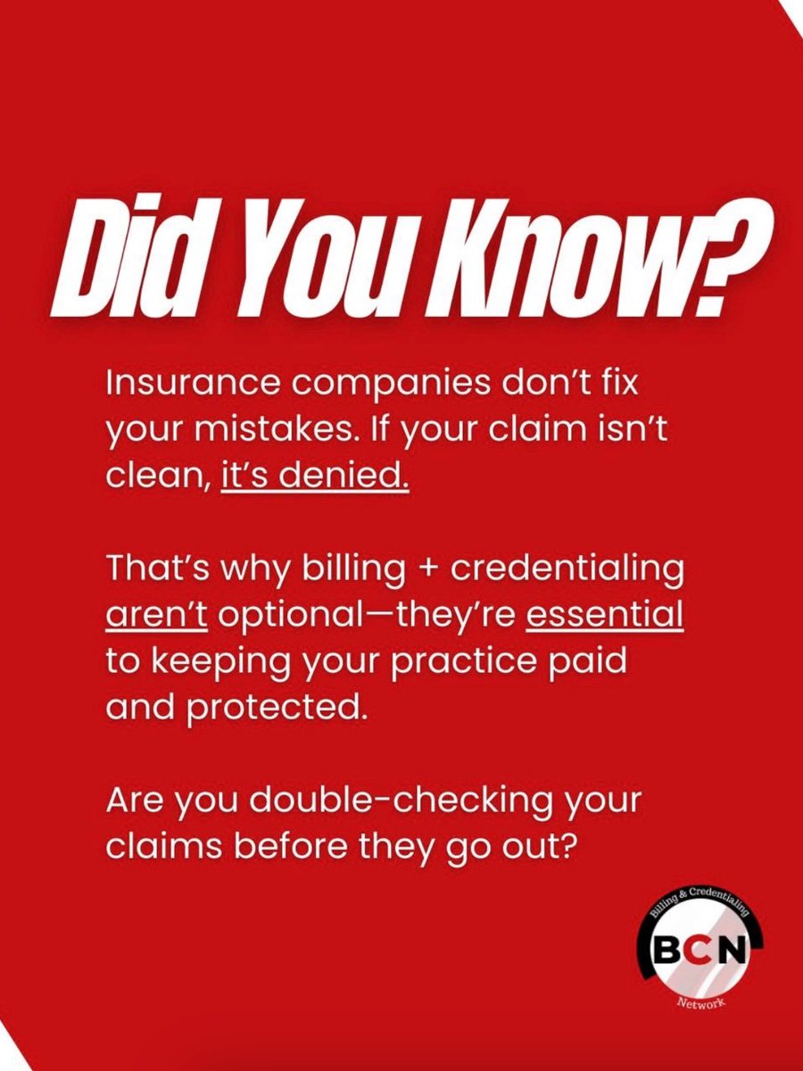 Billing & Credentialing Network, LLC tweet media