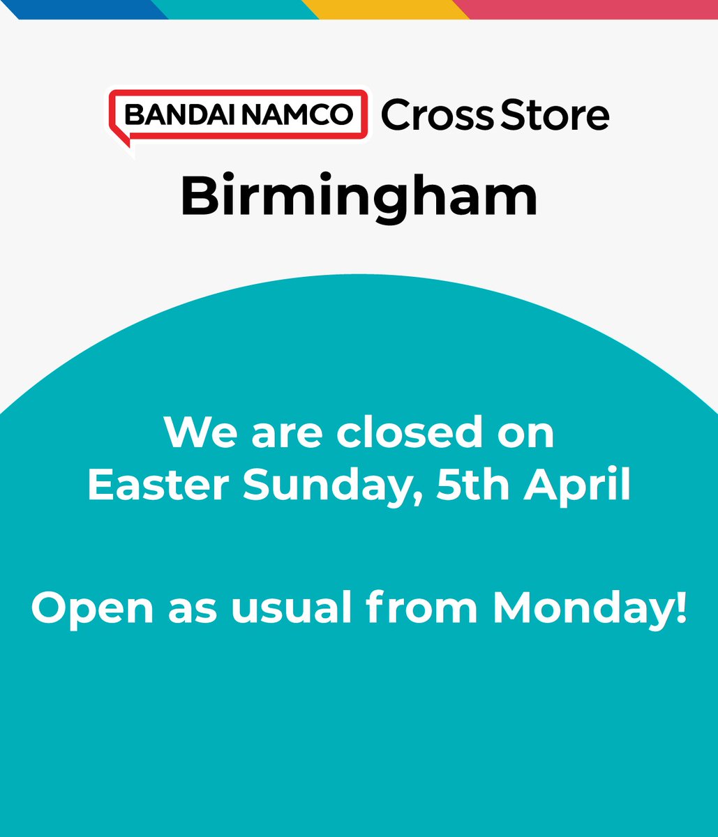 Bandai Namco Cross Store UK tweet media