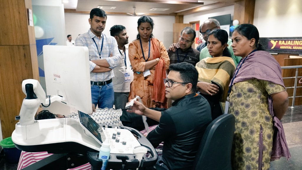 painfreeodisha's tweet photo. @drshovanrath attended the live demonstration and USG-guided pain procedures at @tccheals.@painfreeodisha at  @HospitalVillage is spreading awareness. https://t.co/rKxGWPT0ZS