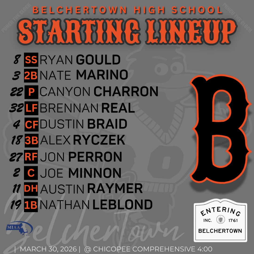 Belchertown High School Baseball tweet media