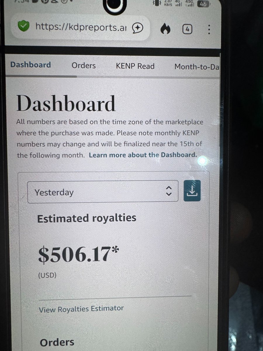 LekzyGhold's tweet image. My highest sales in a day so far. Thanks To God For Keep It Running. Thanks, my oga @EmmaBams1 @just_kelz01 
#amazon #kdp #amazonkdp