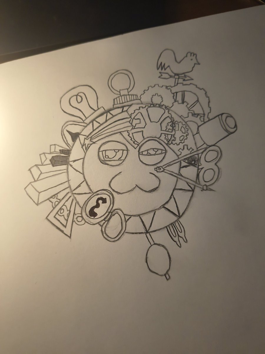 So I was bored and decided to draw galactic nova from Kirby 
#kirby #drawing