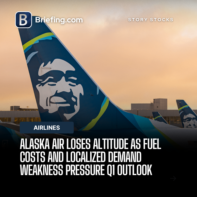 Briefingcom's tweet image. $ALK: The underlying story isn’t collapsing, but near-term pressure is. Higher fuel costs and disruption in key leisure markets are overshadowing otherwise stable trends. 👉 See the full analysis: briefing.com/story-stocks/a… #alaskaairlines #airlines #Travel #Energy #fuel  #demand