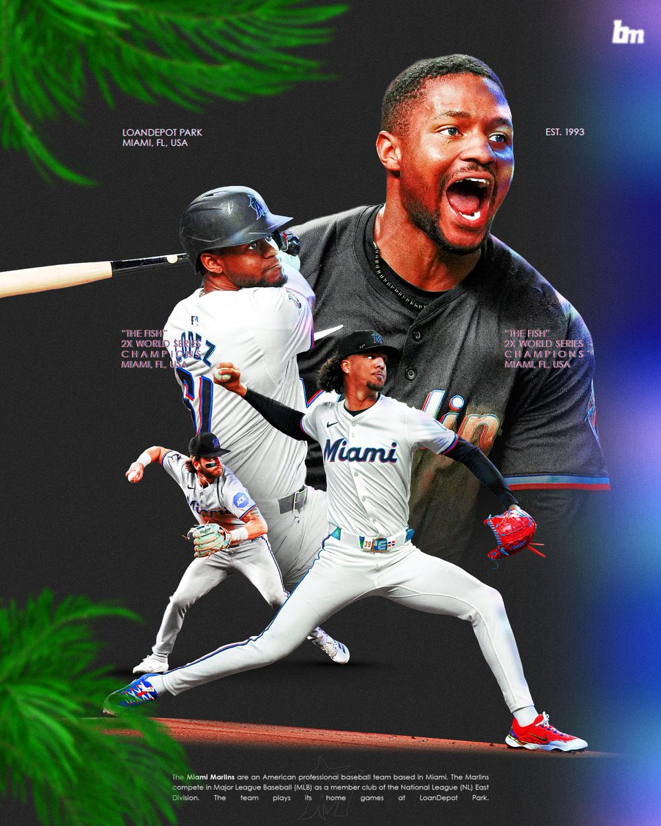 bmitchell1810's tweet photo. MLB Countdown (15/30): The Fish 🐟

#smsports https://t.co/W2AXX3MHCW