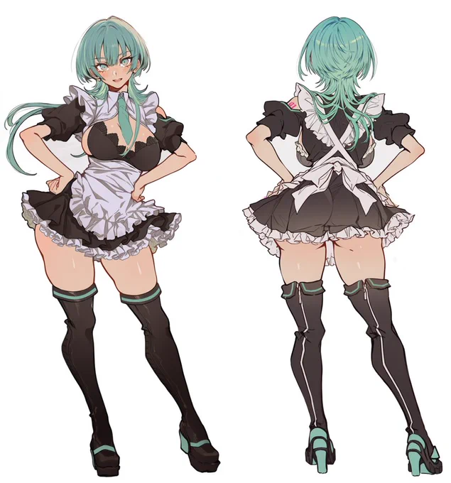 Maid style costume 初音ミク / Hatsune Miku