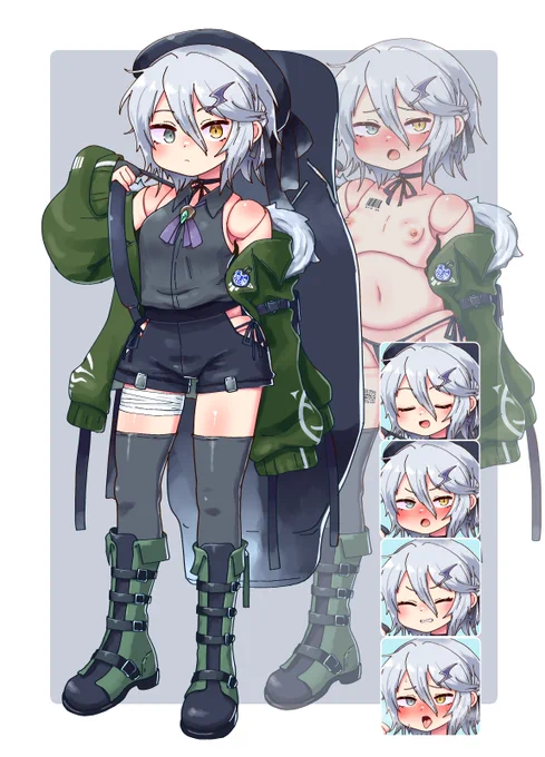SkebにてえっちなTRPGの立ち絵を描かせていただきました