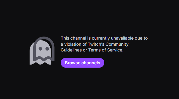 trelection's tweet photo. @Cupseyy  just got banned on twitch during memescope monday✌️ https://t.co/71dmHyZ9yJ
