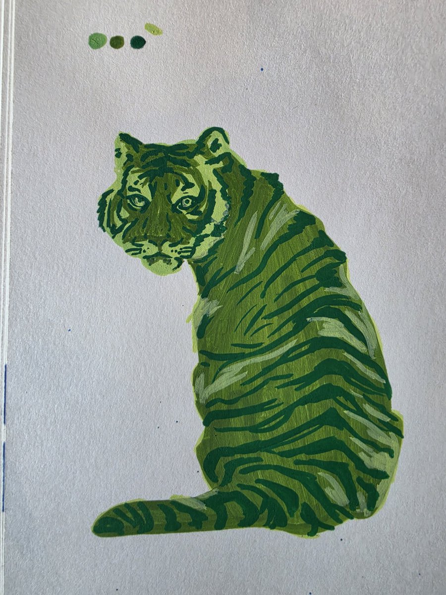 saioriee's tweet photo. Some acrylic studies I've been working on

#tiger #illustration #acrylicpaintpens #art #sketchbook https://t.co/dOuMO9AQYV