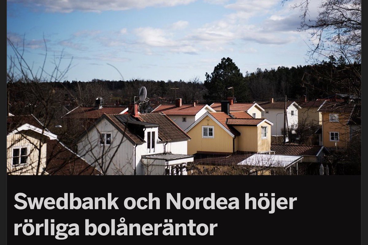 Alla genier som tänker binda räntorna nu efter flera banker höjt räntan: det är för sent. Du borde bundit 2024/2025. Bankerna räknar redan in 3 höjningar i de fasta räntorna. Du är för sen på bollen så kör vidare med rörligt