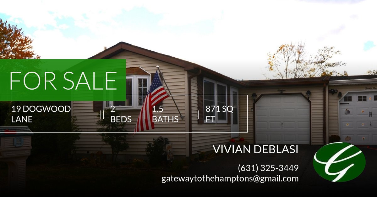 GatewayHamptons's tweet photo. Are you looking for a 55+ home in the Manorville area? If so, check out this listing before it's gone! Give me a call at (631) 325-3449 for more information. https://t.co/IL0HIQPE0b https://t.co/LwgLtceB2j