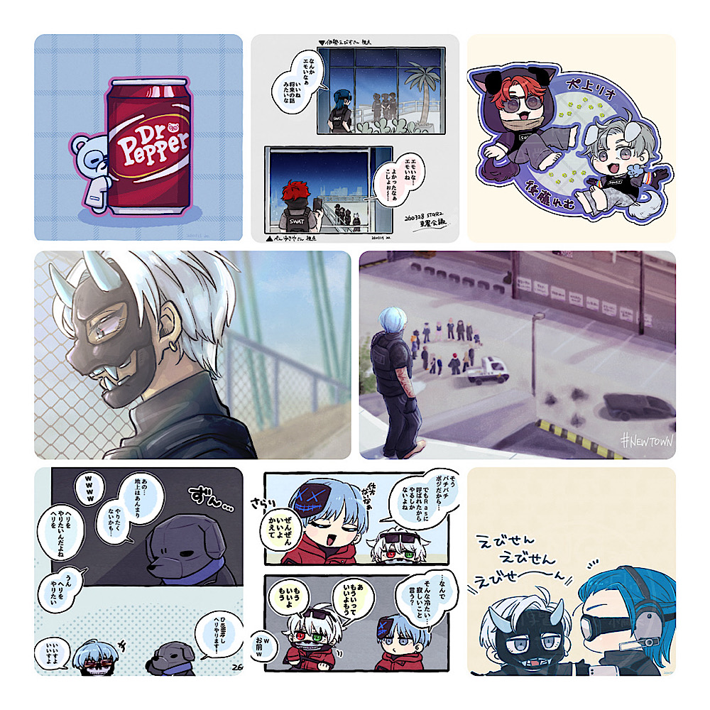 3月分🧸
アーカイブ見たりstgr見ながらお絵描きでした！楽しかった👐
# 今月描いた絵を晒そう