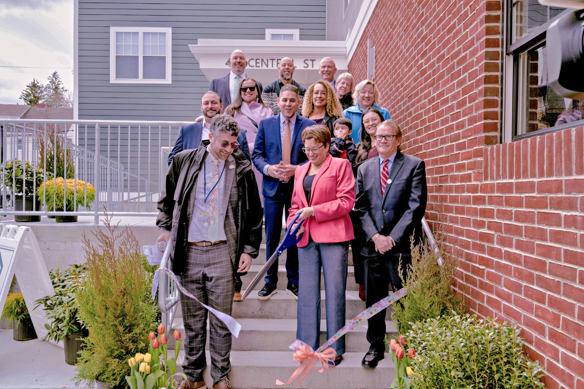 RIHousing's tweet photo. Congratulations to @PCF_Development for the opening of Central Development, a mixed-used, mixed-income housing project that brings 62 much-needed affordable homes and community space to sites throughout Central Falls and Pawtucket. 

Thank you to everyone who was in attendance. https://t.co/k9dNuGyqVF