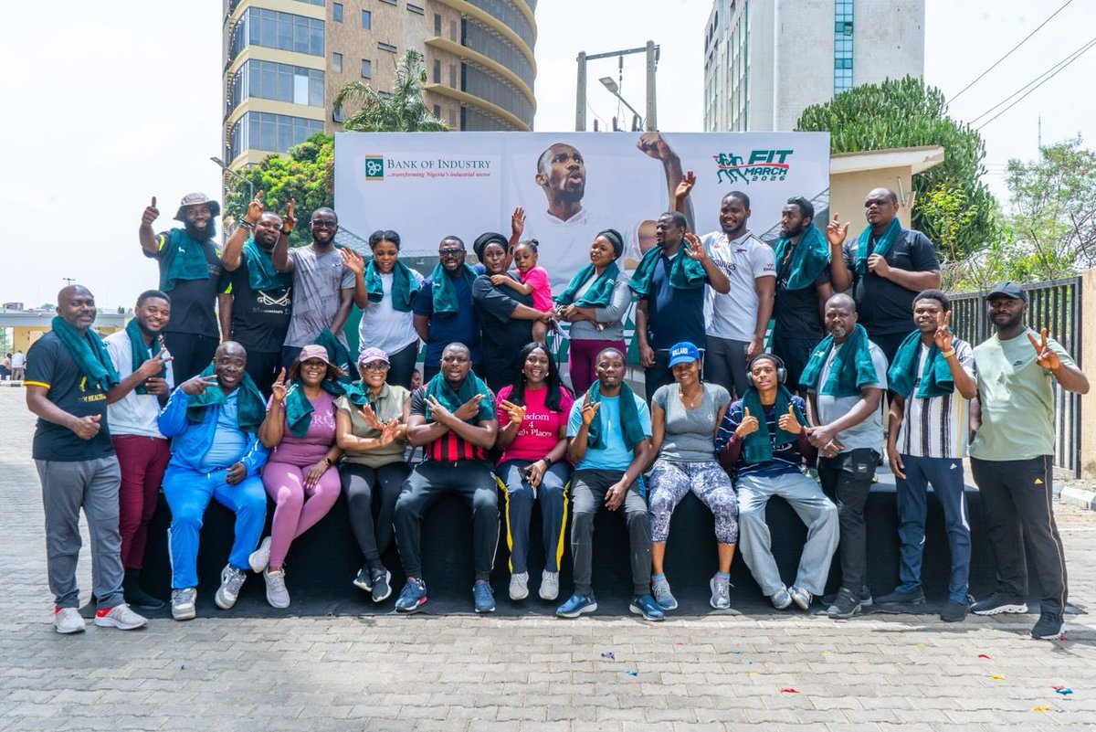BOINigeria's tweet photo. Fit March 2026 was one for the books! 

Congratulations to our winners and everyone who made it a success.

See you next year!

#FitMarch2026 #TeamBOI #WorkplaceWellness https://t.co/CMZHu6m36Q