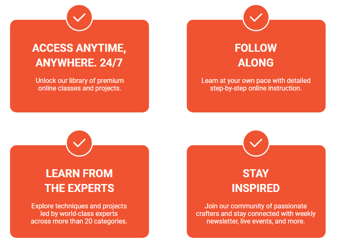 MomsWhoSave's tweet image. #Makers, Have You Tried Craftsy?  

🥳 NOW 49¢ for a limited time! ($123 Value) 🥳

➡️Get a 1-Year PREMIUM Membership now 49¢! 
➡️2000+ Premium Classes!
➡️Access Classes 24/7!
➡️Classes Led by World-Class Experts!

Details 👉theblogcm.com/53S/eIZI 👈

#crafting #diy #deals