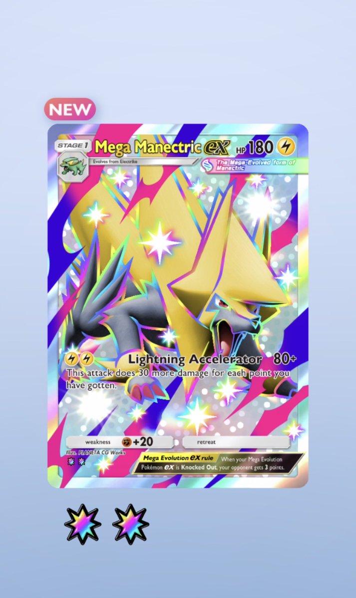 I finally got a shiny Pokemon from the Mega Shine deck! 🤩✨
#PokemonTCGP