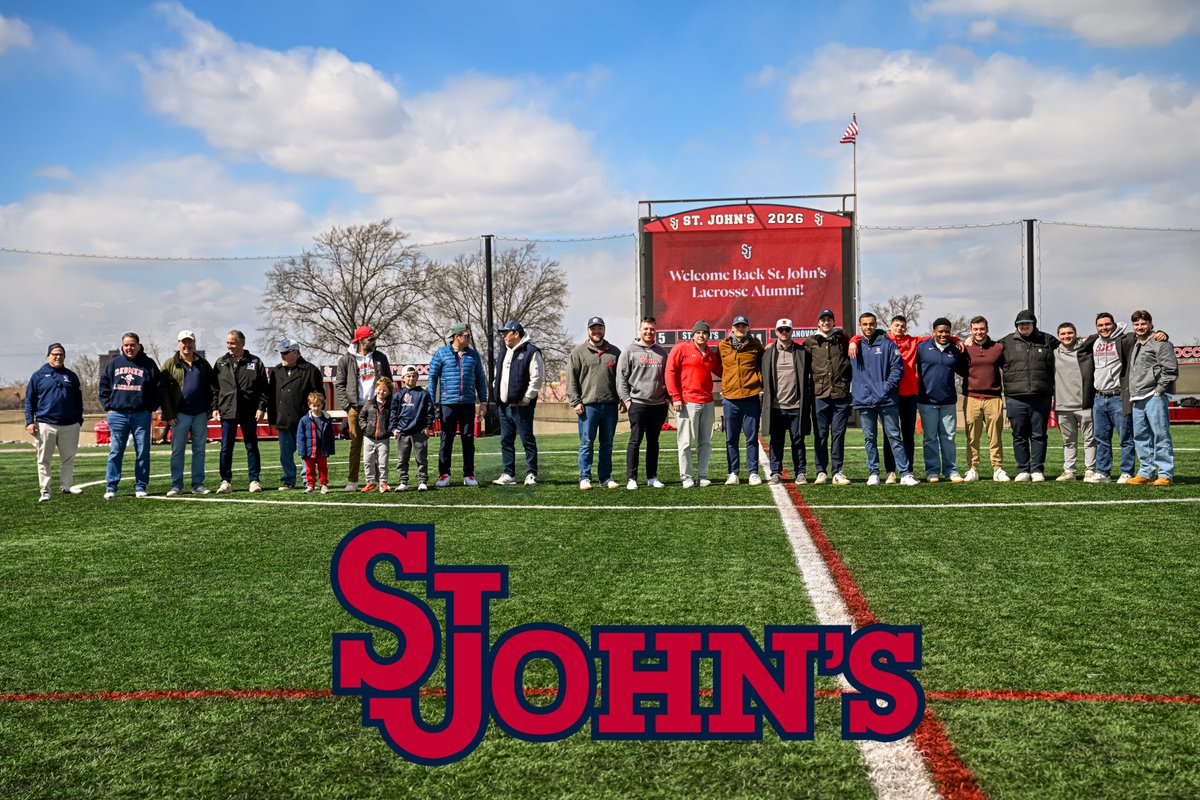 A special thank you to all of our St. John’s Lacrosse alumni for showing your support on Saturday! 👏

Once a Johnnie, always a Johnnie 🔴⛈️

#RedStorm