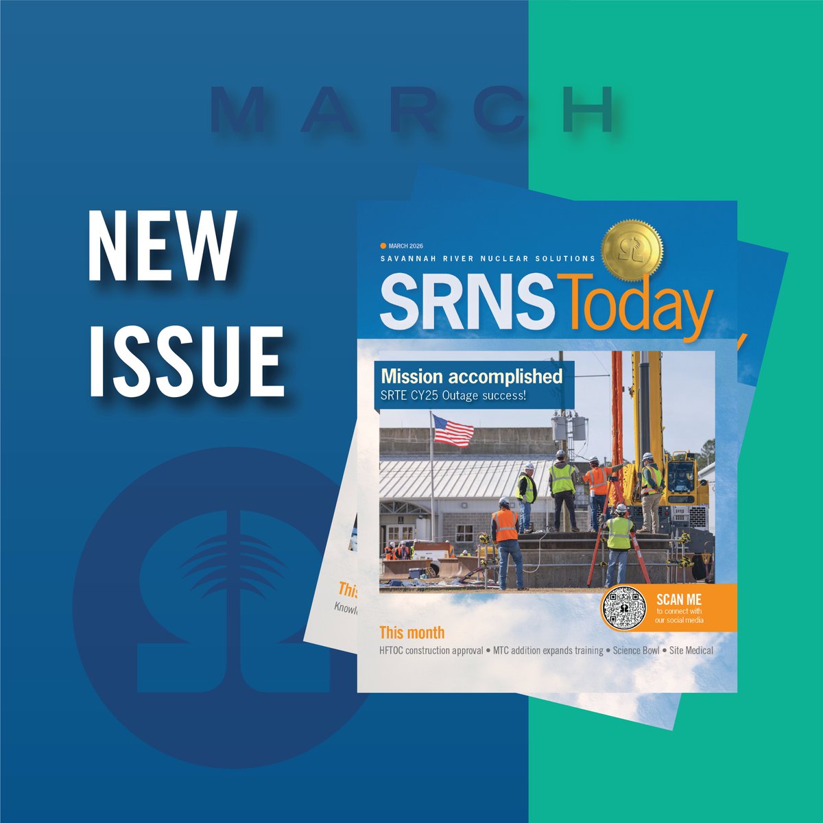 The March edition of SRNS Today is here! See how #SRNS is making the world safer. loom.ly/fpayRlg