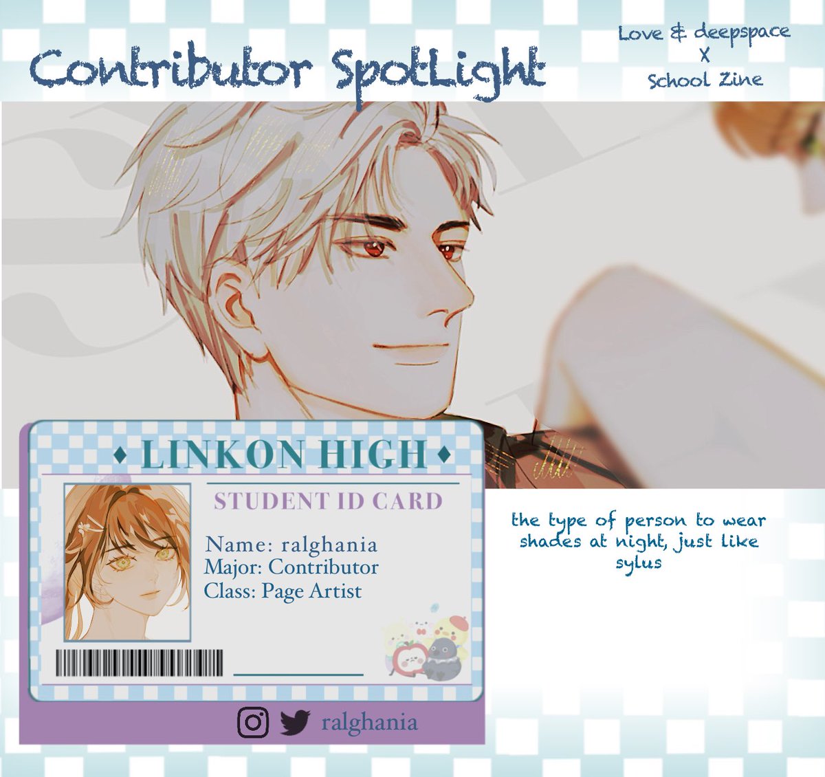 Linkon High - Love and Deepspace Zine tweet media
