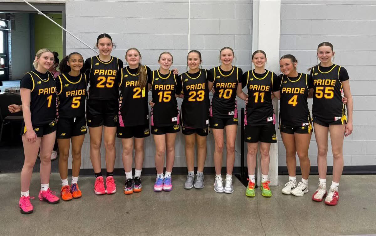 tristpridebball's tweet photo. Big shoutout go TSP 2030 as they finished 3-1 in 4th overall in the 8th grade girls division at the Bearcat Classic in Hamilton, OH. #theygotnext #tspfam🦁 https://t.co/LNxnwzYR0G