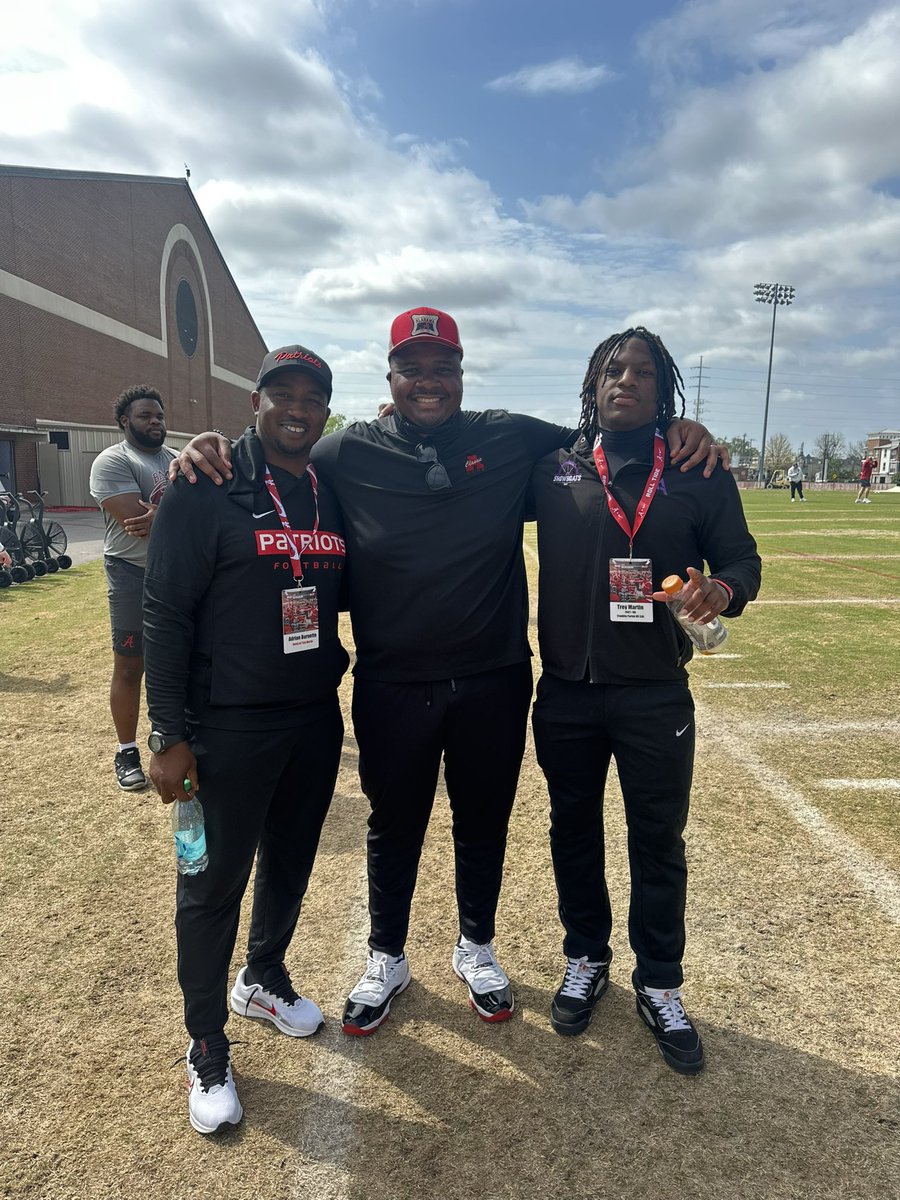 Had a great time at @AlabamaFTBL practice today with @TreyMartinFp and ...
