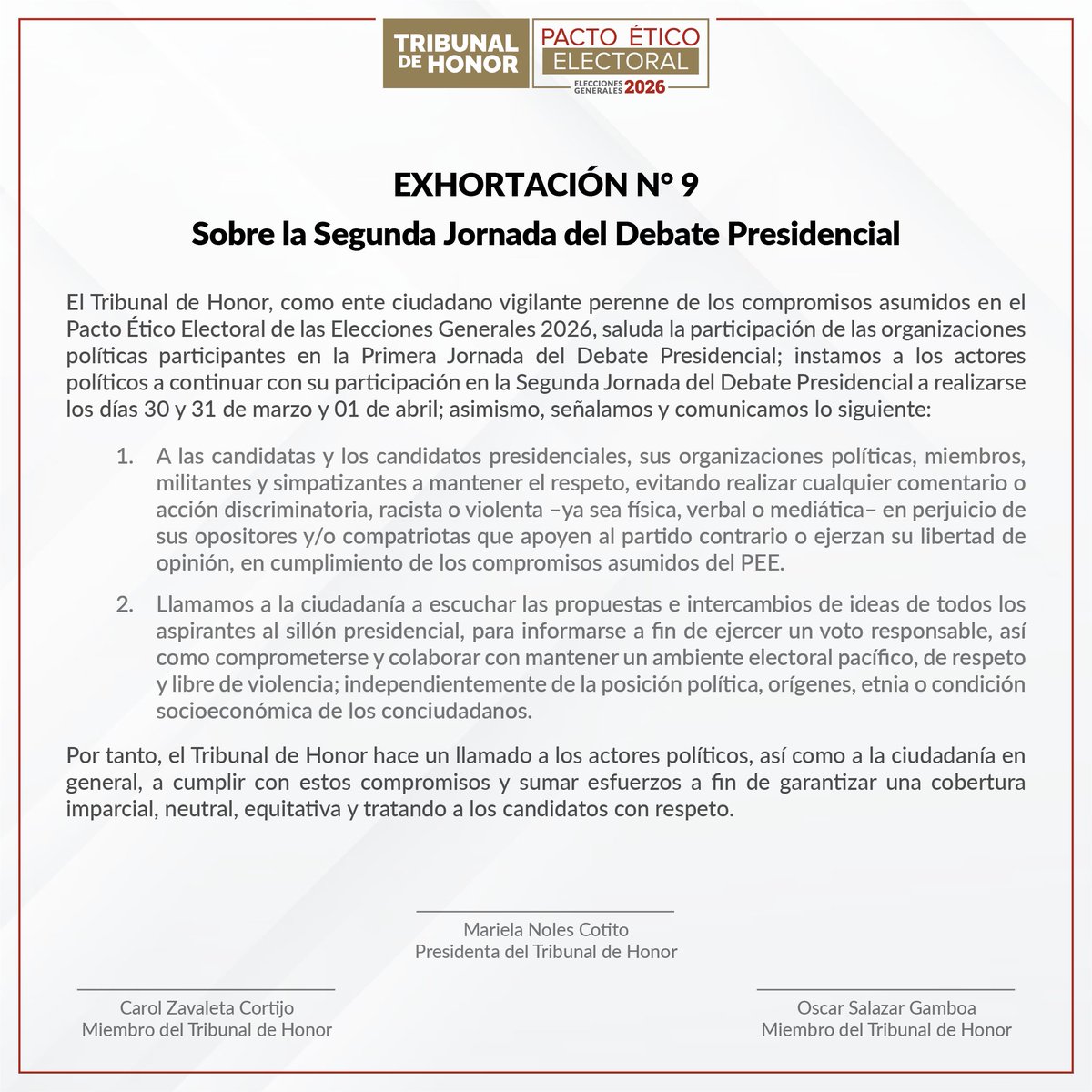 JNE Perú tweet media