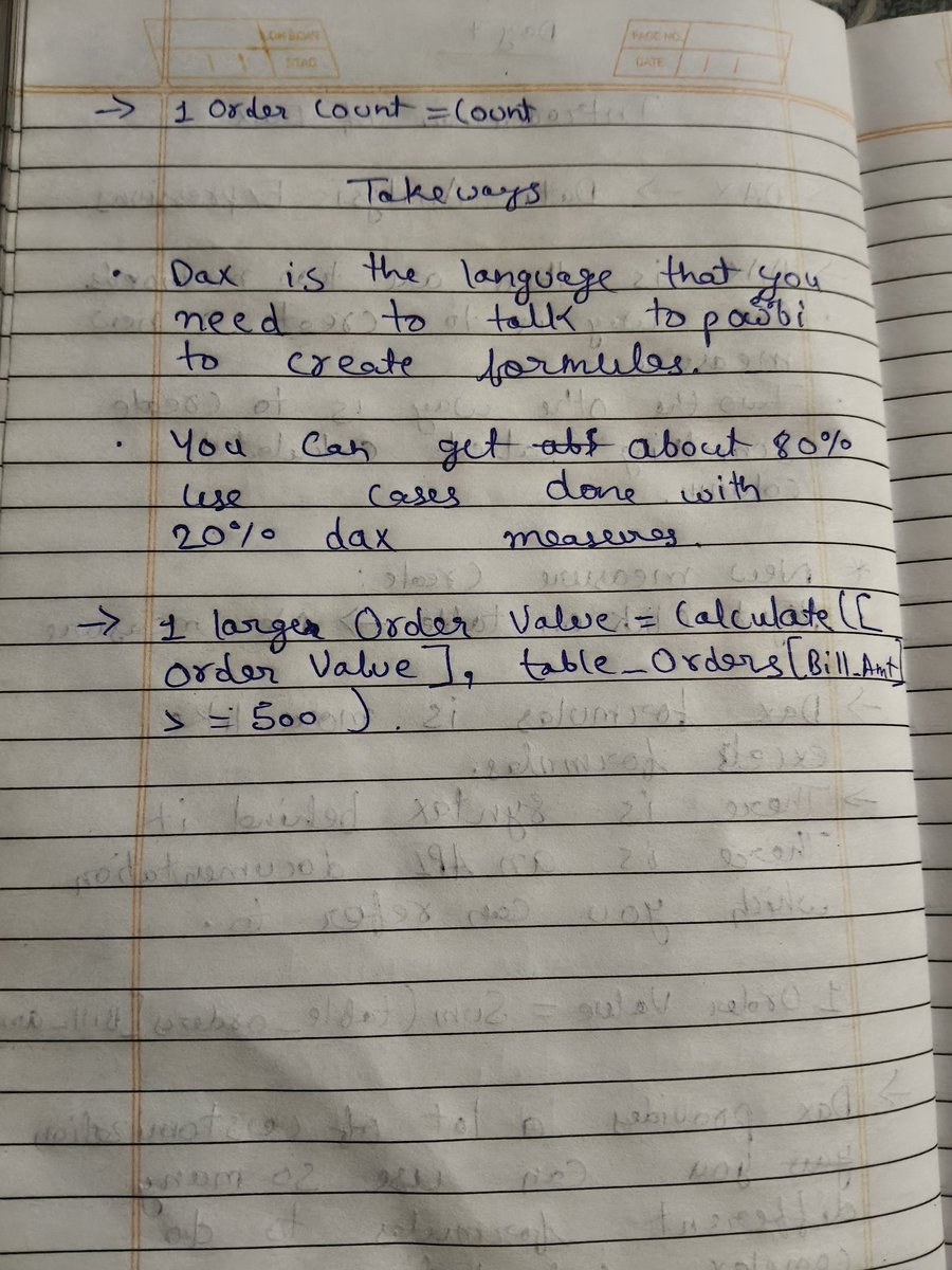 nikku762's tweet image. Day 8 of learning Power BI 📊

Still on DAX 😅

today I focused on the basics again (intro part)
haven’t gone deep into it yet

wasn’t able to study for a few days,but today I started again

slow progress, but trying to stay consistent 📈
#PowerBI #LearnInPublic