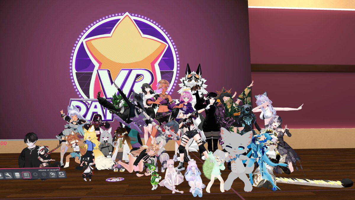 VRD_Official's tweet photo. Session 265 at #VRDancing was by puxlit!

For puxlit first session he put together a playlist of his favorite songs, Just Dance go-tos and favorite instructors!
Thank you for the heart pumpin' playlist!

Join us Saturdays, EU &amp; NA Timeslots
#VRChat #Dancing #Dance https://t.co/7LCVv3f7OQ