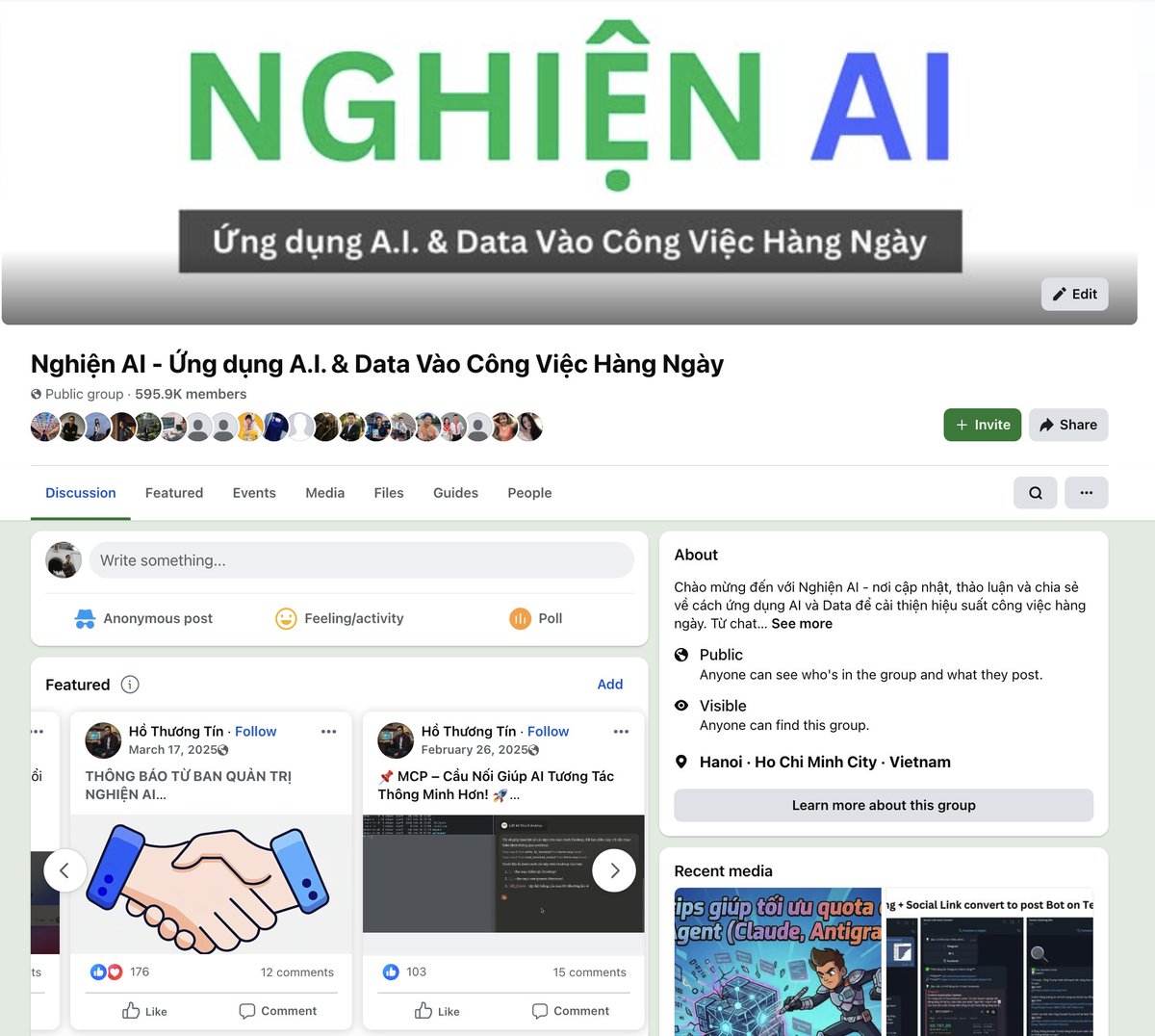 jackvi810's tweet photo. Từ một người không biết code:
- Mình dần hiểu về VPS, docker, API, MPC, CLI, IDE,... 
- Mình không chỉ dùng AI như Chat bot mà bắt đầu deploy app trên VPS, dùng Antigravity…
- Mình hiểu tư duy hệ thống của PM chứ không chỉ task execute 
- Mình biết tối ưu chi phí vì AI token không phải vô hạn
- Mình biết cách leverage tốt hơn nguồn tài nguyên khổng lồ trên Github để không phải “phát minh lại bánh xe hình tròn”

Sau 2 tháng, con số 0 quan trọng nhất mình học được từ AI là “0 được nghĩ cả đời này sẽ không dev được nếu background bạn không phải dev”.

Nếu như anh chị em nào quan tâm đến AI, Vibecode,... thì hãy join group Nghiên AI @nghienaivn , sắp tới sẽ có rất nhiều thứ thú vị.
https://t.co/wOX7GsW3qv

Mình là Vĩ - admin mới của Nghiên AI xin được chào sân anh chị em 👋