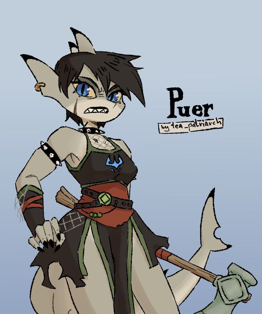 I'm back from hospytal!!!
#oc #furry #shark #art