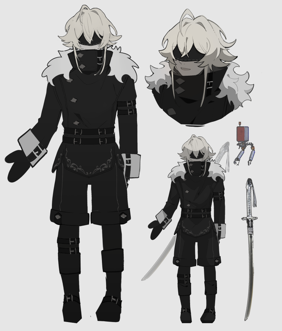 Nier:A AU!! I had a vision after watching yorha boys...   

#oc