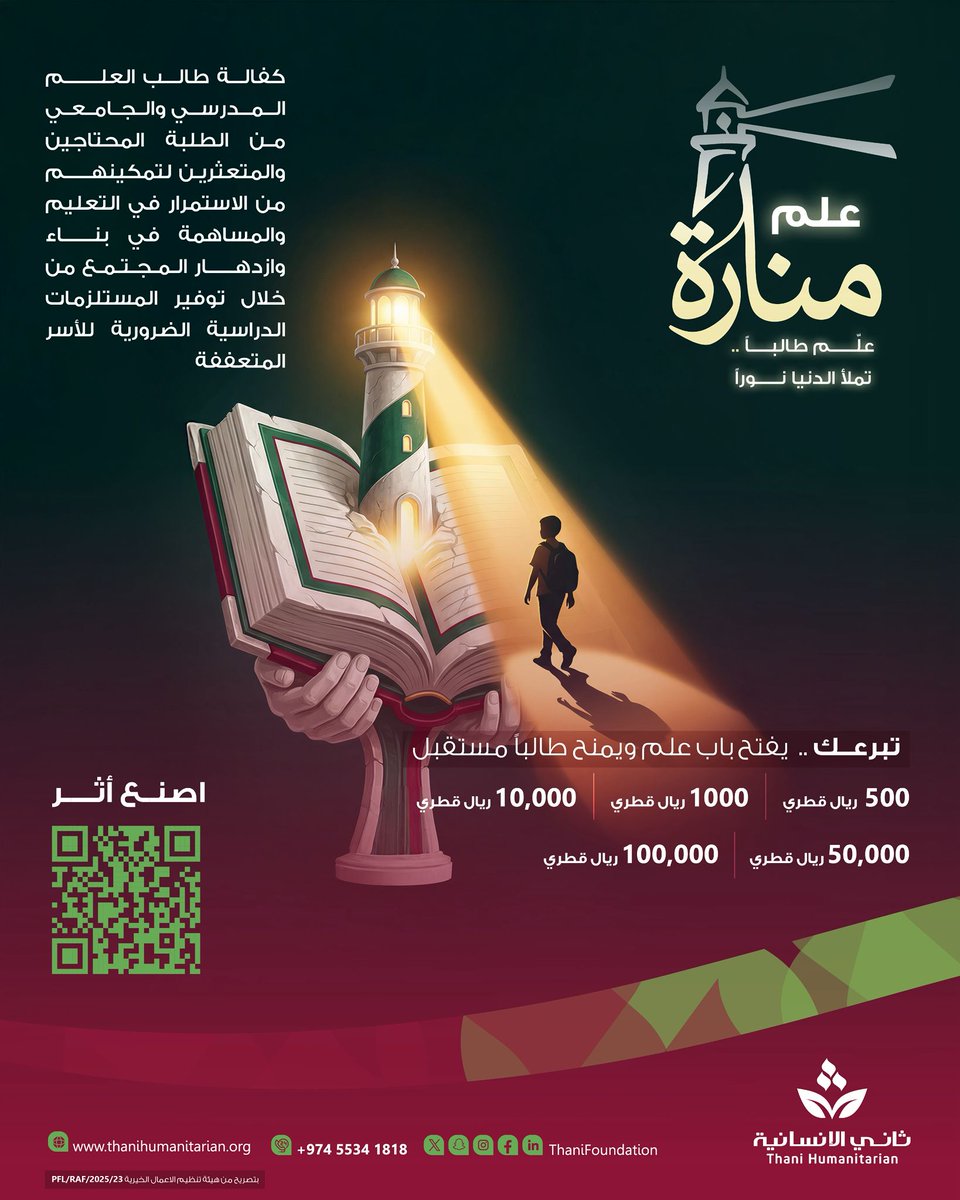 مؤسسة ثاني الانسانية tweet media