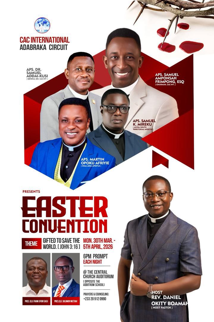 cacityassembly's tweet photo. Beginning tonight, our Circuit gathers for the 2026 #EasterConvention. 🔥

One altar, one assembly, one Saviour.  ✝️

Come expectant. Come ready. You are #GiftedToSave the World! 🌍

#CacAsylumDown https://t.co/xztNMPGnMj