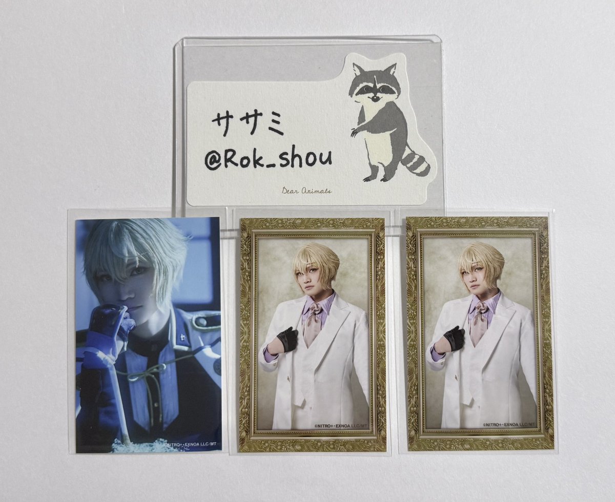 Rok_shou's tweet photo. 譲渡 刀ミュ 髭切単騎 ランダム ミニブロマイド

譲→画像のもの
求→1枚150円+送料

3枚まとめてのみ、郵送にて。
プロフ一読推奨、お気軽にお声掛けください。 https://t.co/woiLqW4QX4