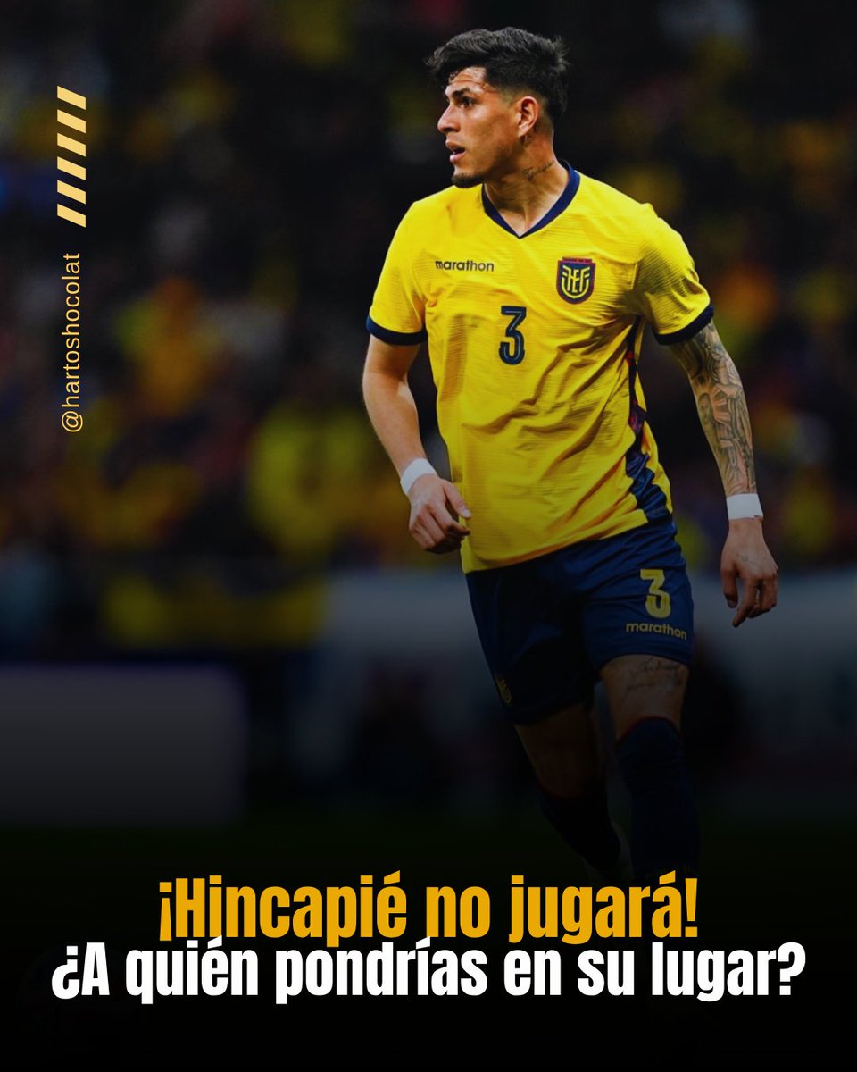 Si pudieran escoger al reemplazo de Piero Hincapié, ¿a quién pondrían?
Piero ya fue llamado a Londres y no jugará contra Países Bajos :(
Veamos qué tan buenos DTs pueden ser. ⚡