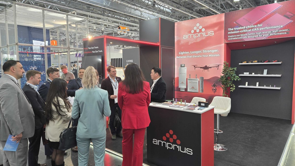 AmpriusInc's tweet image. The Amprius team had a fantastic experience at @XPONENTIALshow in Germany last week!

🔋Thank you to everyone who stopped by our booth to learn more about our #innovative #battery #technology.

$AMPX