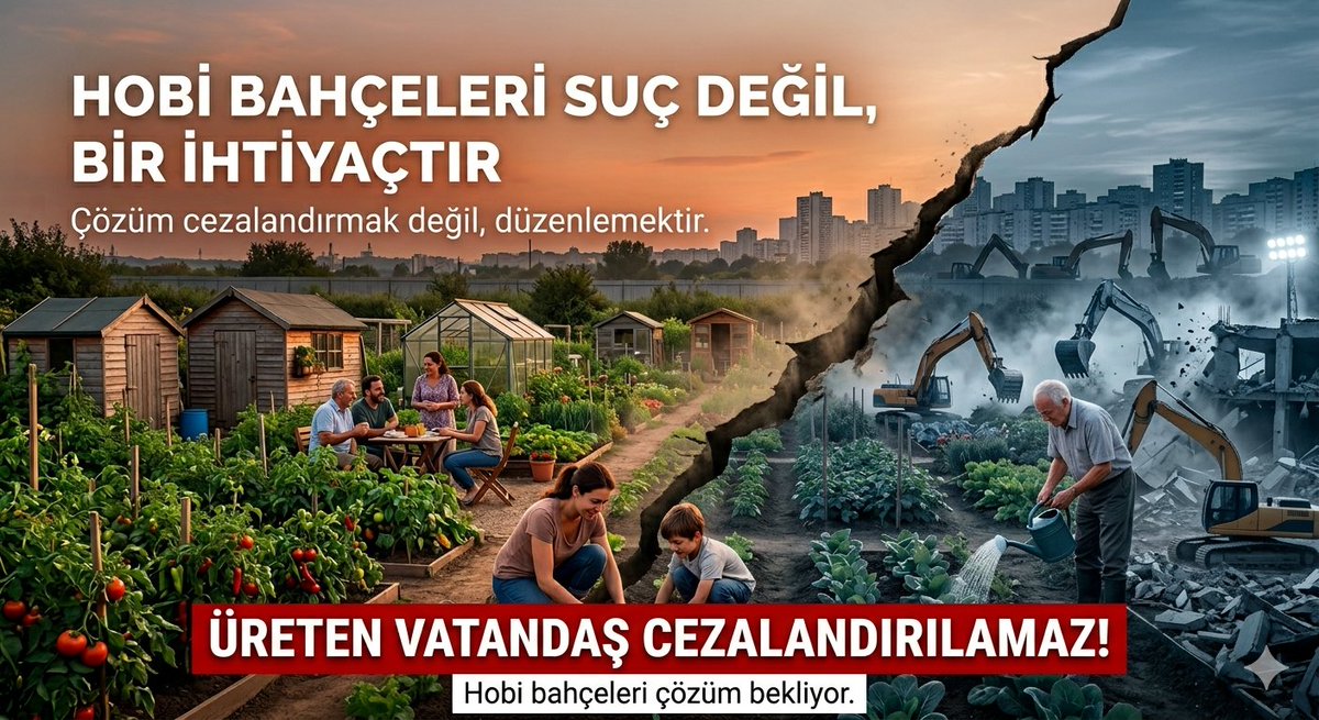 Hobi bahçeleri meselesi, son dönemde kamuoyunda yalnızca “kaçak yapı” başlığıyla ele alınsa da, aslında çok daha geniş bir sosyal ve ekonomik gerçekliği içinde barındırmaktadır. Bu nedenle konuya dar bir çerçeveden değil, bütüncül bir bakış açısıyla yaklaşılması gerekmektedir.