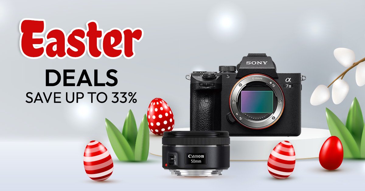 It's time to get Egg-cited! Our Easter deals have landed 🐰 Shop now and SAVE up to 33%  bit.ly/camerajungle